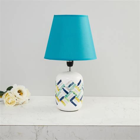 Buy Beam Fitilar Printed Round Table Lamp from Home Centre at just INR ...