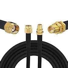 GraspaDeal SMA Male to SMA Female RG-58 Cable Low loss Coaxial Cable ...