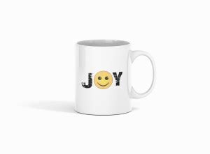 Nidhii Sales Joy Written in Text With Smile Emoji-Emoji Printed Coffees ...