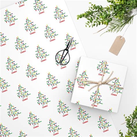 Personalized Christmas Wrapping Paper