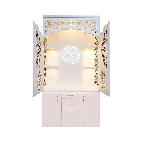 Alpine Willow Big Puja Mandir for Home with Doors I Large Pooja mandir ...