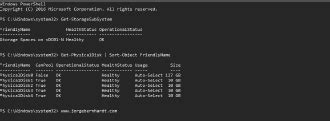 PowerShell Get Storage Pool 的图像结果