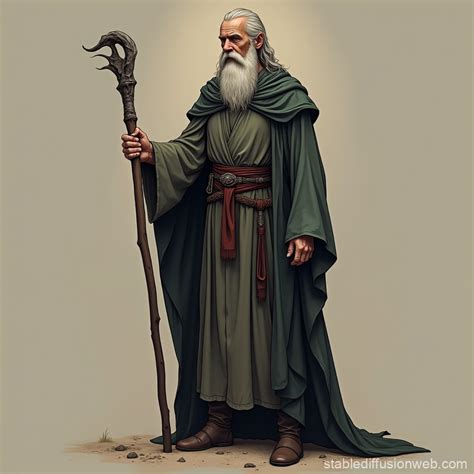 Dungeons and Dragons Wizard Male | Stable Diffusion Online