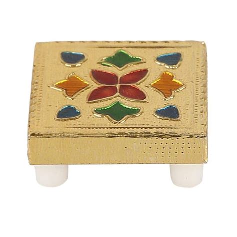 Brass pooja stand mini – Nandi Gifts