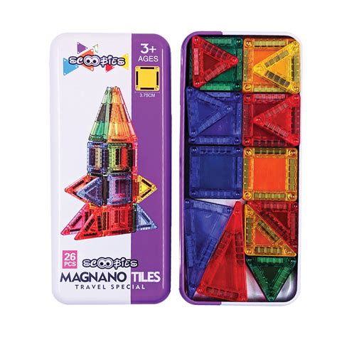 Buy Scoobies Magnano Tiles – Magnetic Travel Toy for Kids 3+