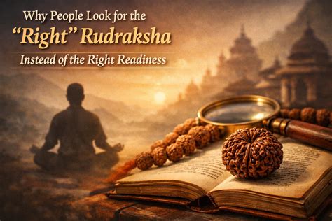Why People Look for the “Right” Rudraksha Instead of the Right Readine