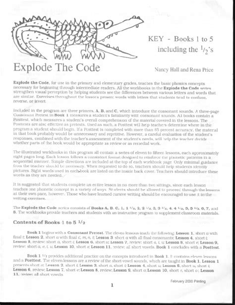 Explode the Code PDF 的图像结果