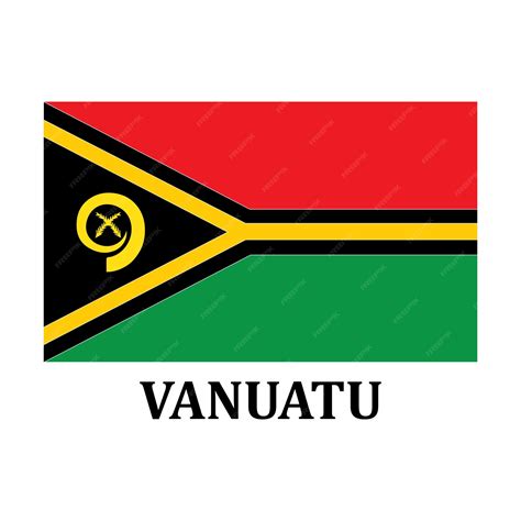 Premium Vector | Vanuatu country flag