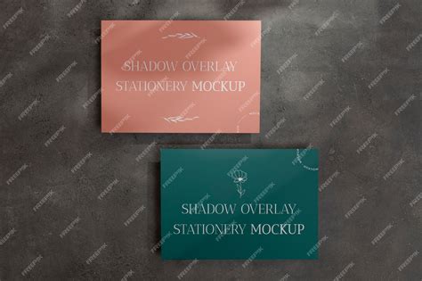 Premium PSD | Flat lay of stationery mockup with shadows