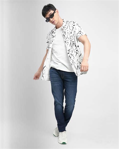 Buy Dark Blue Low Rise Ben Skinny Jeans for Men