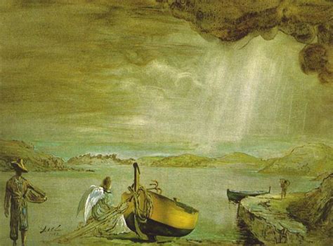 o anjo de port lligat , 1952 por Salvador Dali (1904-1989, Spain ...