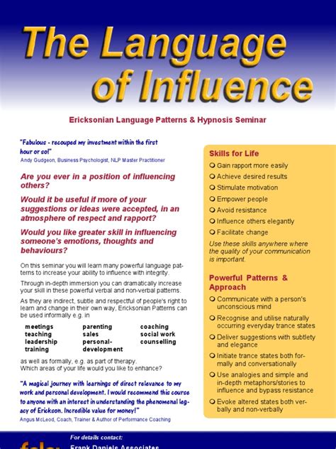 Image result for Language of Influence