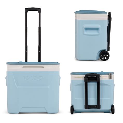 Igloo 28 QT Laguna for Her Soft Top Cooler with Wheels, Powder Blue ...