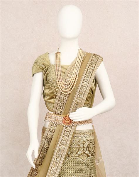 Designer party wear light Mehendi Green Floral Stones work fully flare