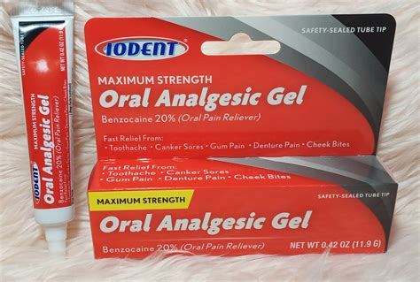 IODENT Oral Analgesic Gel Oral pain reliever 11.9g | Lazada PH