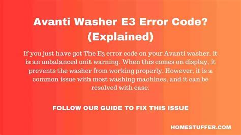 Image result for Midea Top Load Washer E3 Error Code