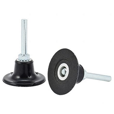 ARC ABRASIVES, TS, 1 1/2 in Dia, Quick Change Disc Backup Pad - 1PJR2 ...