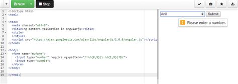 Image result for Validation in Angular with RG Pattern