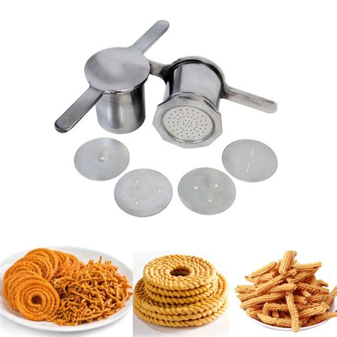 Buy Ammaieesan Traditional achu murukku Maker Aluminium Kitchen Press ...