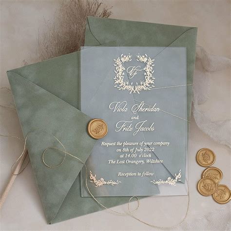 Pin on Wedding | Clear wedding invitations, Wedding invitations, Acrylic wedding invitations