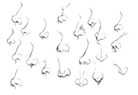 Anime Nose Drawing at PaintingValley.com | Explore collection of Anime ...