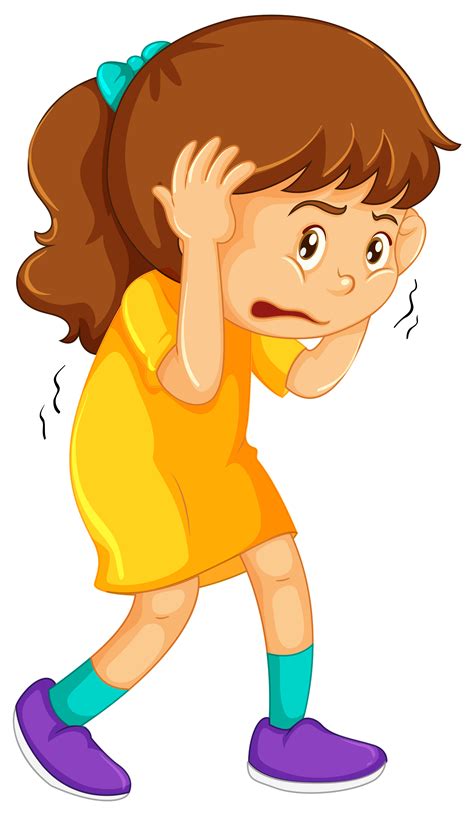 Fear Face Expression Clipart Of Flowers