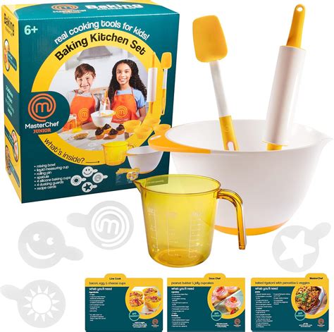 Buy MasterChef Junior Baking Kitchen Set - 7 Pc. Kit Includes Real ...
