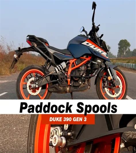 REAR PADDOCK SPOOLS FOR KTM DUKE 390/250/200/390 GEN 3 – Moto Marvels
