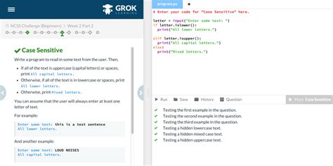 How to Do the Introduction to Programming 1 Python On Grok 的图像结果