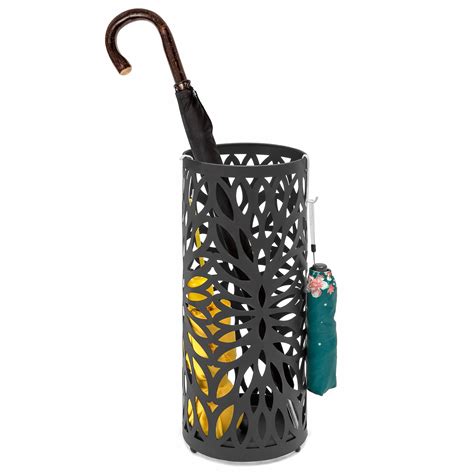 Best Choice Products Entryway Modern Spherical Metal Umbrella Storage ...