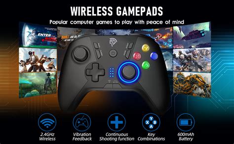 REDSTORM Easysmx Wireless Gaming Controller For Windows Pc/Steam Deck ...