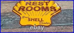 Image result for Shell Restroom Sign