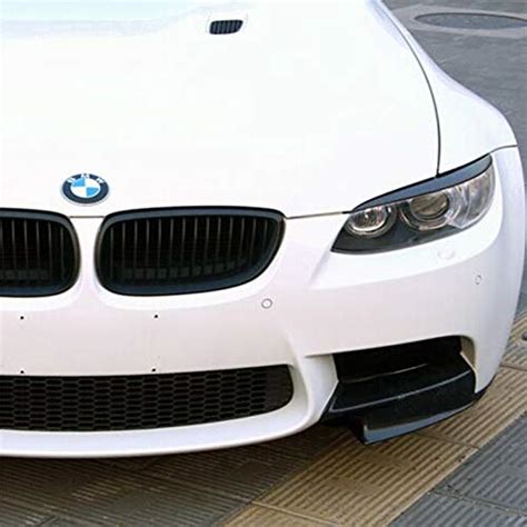 Buy For BMW E92 E93 m3 Carbon Fiber Front Headlamp Eyebrows Eyelids ...