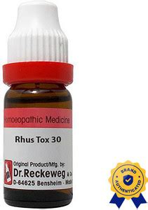 Dr. Reckeweg Rhus Tox 30 Liquid Price in India - Buy Dr. Reckeweg Rhus ...