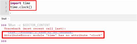 Image result for AttributeError Module Time Has No Attribute 'Clock
