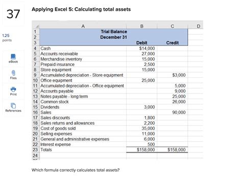 Solved Applying Excel 5: Calculating net sales Which formula | Chegg.com