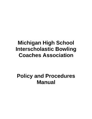 The Michigan High School Interscholastic Bowling Coaches Association ...