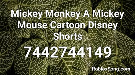 Image result for Mickey Mouse Roblox ID Code