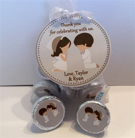 Twins First Communion Favor Bag Set - First Communion Favors - First ...