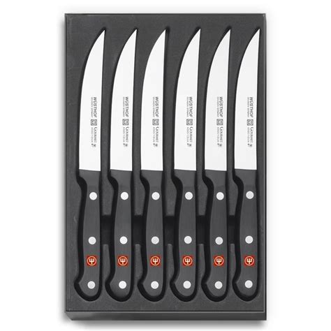 Wusthof Gourmet 6-Piece Steak Knife Set - 9728 : BBQGuys