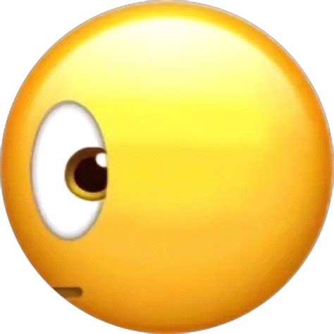 side eye emoji, 2025