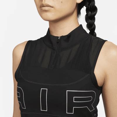 Nike Air Dri-FIT Women's 1/4-Zip Running Crop Top. Nike IN