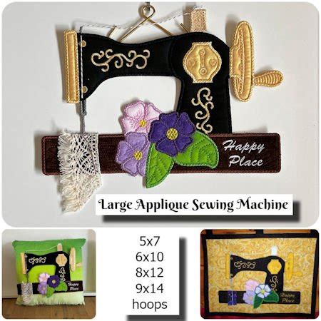 Image result for Applique Sewing Machine Cover