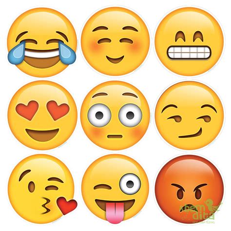 Resultado de imagen para fotos de emojis para imprimir | Festa emoji, Decoração de festa emoji ...