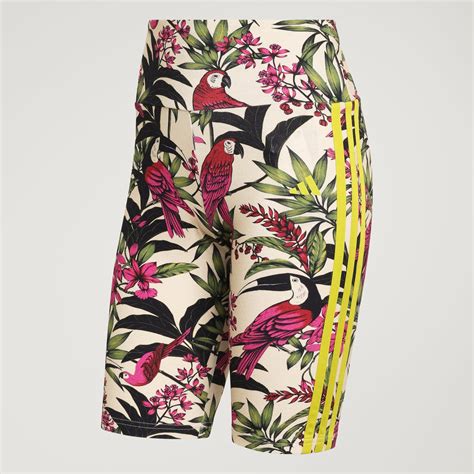 ADIDAS x FARM RIO BIKE SHORTS - Beige | adidas India