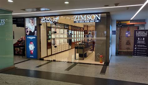 Zimson watches since 1948 - Store In Garuda Mall Bengaluru