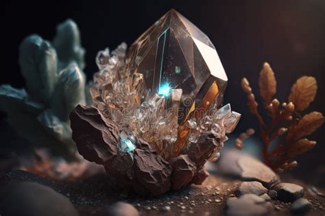 Ai 画矿石晶体 的图像结果