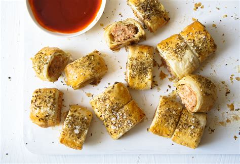 Mini Turkey Sausage Rolls Recipe | Recipe Cart | Recipe Cart
