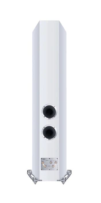 HECO FLOORSTANDING SPEAKERS CELAN REVOLUTION 9 WHITE SATIN/ ESPRESSO V ...