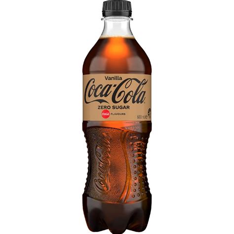 Coca - Cola Zero Sugar Vanilla Soft Drink Bottle 600ml | Woolworths